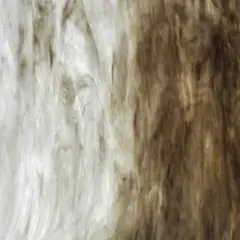 Wissmach Stained Glass Sheet and Mosaic Glass: Dark Gray and Brown Swirled, Dense Opal