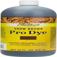 Premium 32 oz Pro Oil Leather Dye Show brown
