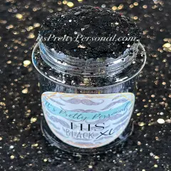 &ldquo;HIS- Black XL&rdquo; - Sheen Collection XL