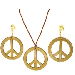 Rubie's Costume Co Peace Pendant/Earring Set Costume