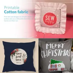 Cotton Fabric - Printable Transfer 15 Sheets 8.5"x11"