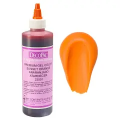Sunset Orange Premium Gel Color