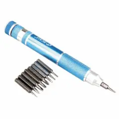 Kitcheniva 10 In 1 Pocket Precision Screwdriver Bit Set Torx Star Phillips Repair Tool