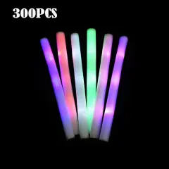 LED Foam Sticks for Parties, Raves, Glow Wands