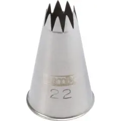 #22 Star Decorating Tip, 1ct