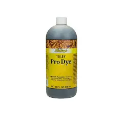 Premium 32 oz Pro Oil Leather Dye Yellow