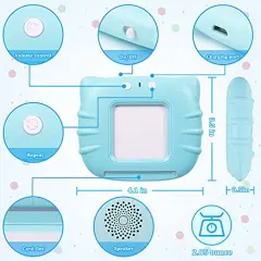 ABC Learning Flash Cards for Toddlers 2-4, Autism Toys, Speech Therapy Toys, Educational Talking Flash Cards Kindergarten for Boys and Girls, 248 Sight Words Blue