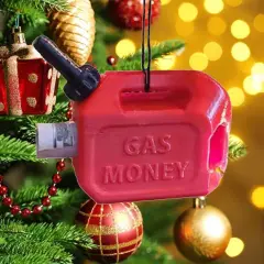 Christmas Gas Money Oil Can Xmas Tree Decoration