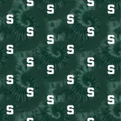 Sykel Enterprises-Michigan State University Cotton Fabric-Michigan State Spartans Tie Dye Cotton Quilting Fabric