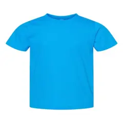 Rabbit Skins&reg; Toddler Fine Jersey Crewneck Short Sleeve Tee - 3321 Turquoise