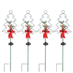 Kitcheniva Christmas Tree LED Pathway Stake Lights