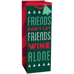 Friends Don't Let Friends Bottle Bag, 1ct