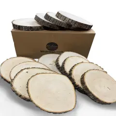 Wilson D&eacute;cor Large Wood Thick Round Extra Value Pack 14pk