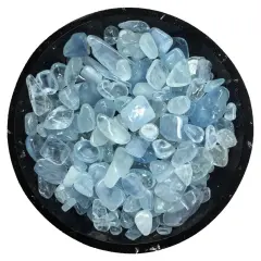 Aquamarine Mini Crystal Chips &ndash; Size 2