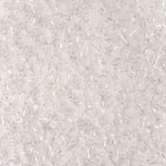 Miyuki Delica 50g Luster Glass Beads, 11/0 White Pearl (DB0201)