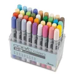 Copic Ciao Double Ended Marker Set - Set C, Set of 36