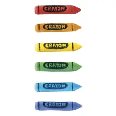 Crayons Assortment Dec-Ons&reg; Decorations 12ct