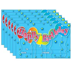 Birthday 2 Award, 25 Per Pack, 6 Packs