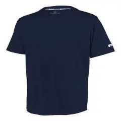Russell Athletic&reg; - Performance Two-Button Solid Jersey Tee Navy