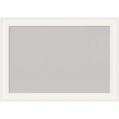 Ridge Framed Corkboard, Grey Cork Ridge White