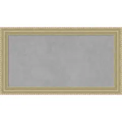 Magnetic Boards, Home Office Boards (27x15 in.) Champagne Teardrop Framed Organization Boards