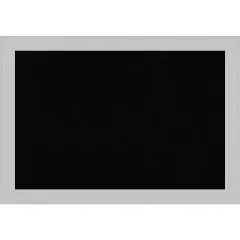 Shiplap Wood Framed Corkboard, Black Cork Shiplap White