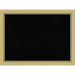 Landon Gold Narrow Framed Corkboard, Black Cork