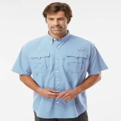 Columbia&reg; PFG Bahama Short Sleeve Shirt Sail