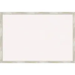 Crackled Metallic Narrow Framed Corkboard, White Cork