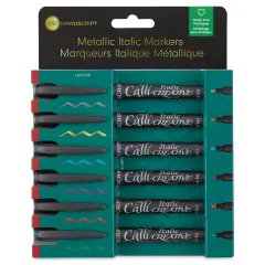 Manuscript CalliCreative Italic Marker - Metallic, Set of 6