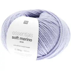 Essentials Soft Merino Aran by Universal Yarn - 100% Wool Yarn - 42 Colors 84 lilac