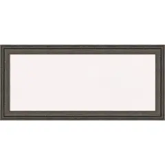 Upcycled Wood Framed Corkboard, White Cork Brown Grey