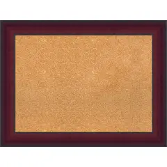 Canterbury Cherry Wood Framed Corkboard, Natural Cork