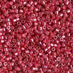 Miyuki Delica Bead 10/0, DBM1841, Duracoat Galvanized Light Cranberry