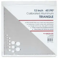 Alumicolor Aluminum Triangle - 12", 45/90