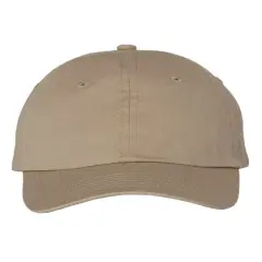 Valucap&reg; Small Fit Bio Washed Dad Hat Khaki