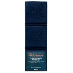 Enkaustikos Wax Snaps Encaustic Paints - Phthalo Blue Red Shade, 40 ml cake