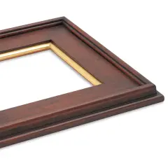 Blick Simplon Frame with Liner - 8" x 10" x 5/16", Walnut/Gold