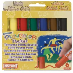 Playcolor - Standard Colors, Set of 6, Pocket Sized