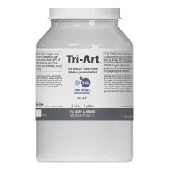 Tri-Art Acrylic Gel Medium - Semi-Gloss, 3.78 L