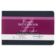 Stillman & Birn Zeta Series Softcover Sketchbook - 5-1/2" x 8-1/2", Landscape
