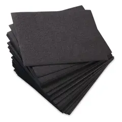 Shizen Black Watercolor Paper - 5" x 7",Cold Press/Rough, 50 Sheet Pkg