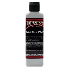 Alpha6 Alphakrylic Acrylic Paint - Metallic Silver, 8 oz