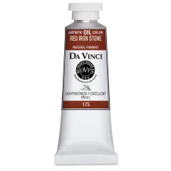Da Vinci Artists' Oil Color - Red Iron Stone, 37 ml Tube