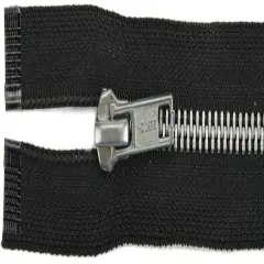Coats Heavyweight Aluminum Separating Metal Zipper 22"-Black