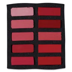 Art Spectrum Extra Soft Square Pastels - Reds, Set of 10