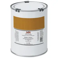 Michael Harding Artists Oil Color - Yellow Ochre, 1 Liter