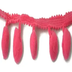 Belagio Pom Trim, 1.25" Wide,10-Yard Bolt, Dusty Rose