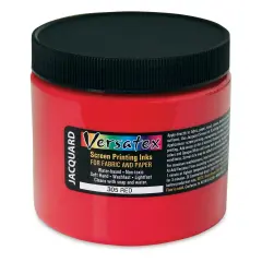 Jacquard Versatex Screen Printing Ink - Red, 16 oz jar