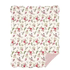 Sprig Birds 48" x 60" Throw Blanket